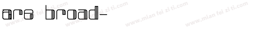 acre broad字体转换